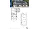 Floor plan showcasing a two-story townhouse layout with two bedrooms and a garage at 1064 Crescent Cove Ln, Summerville, SC 29483
