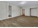 Spacious bedroom with hardwood floors and multiple entries at 2265 Bailey Dr, North Charleston, SC 29405