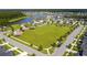 Large community green space and homes at 304 Tiliwa Street, Summerville, SC 29486