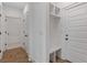 Bright hallway with built-in bench seating and storage at 318 Abercom Place Dr, Moncks Corner, SC 29461