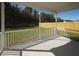 Screened porch overlooking backyard with wooden fence at 318 Abercom Place Dr, Moncks Corner, SC 29461