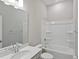 Clean bathroom with vanity, bathtub, and shower at 364 Trailmore Ln, Summerville, SC 29486