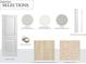 Interior paint, flooring, and door selections for the home at 744 Blueway Ave, Summerville, SC 29486