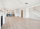 Open living space with hardwood floors and built-in shelving at 744 Blueway Ave, Summerville, SC 29486