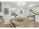 Dining room with a warm, inviting atmosphere and hardwood floors at 1002 Summerhaven Pl # C, Charleston, SC 29492