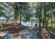 Wooden dock extending over calm lake water at 1307 Black Skimmer St, Summerville, SC 29485