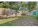 Backyard with shed and a wooden fence at 1328 Cottonwood St, Charleston, SC 29403