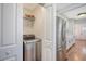 Convenient laundry room with washer and dryer in closet at 1328 Cottonwood St, Charleston, SC 29403