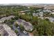 Aerial perspective of community, highlighting building arrangement and natural surroundings at 1600 Long Grove Dr # 725, Mount Pleasant, SC 29464