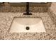 Bathroom with granite countertop and a white sink at 42 Summer Dr, Walterboro, SC 29488
