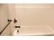 Bathroom with white bathtub and black fixtures at 42 Summer Dr, Walterboro, SC 29488