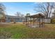 Pergola and patio area in the backyard at 607 Mountain Pine Road, Moncks Corner, SC 29461