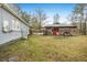 View of backyard with shed and house at 101 Stephanie Cir, Summerville, SC 29483