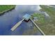 Private boat house with dock and walkway at 109 Peninsula Dr, Hollywood, SC 29470