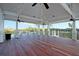 Large covered deck overlooking tranquil waters; perfect for gatherings at 109 Peninsula Dr, Hollywood, SC 29470