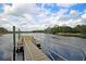 Floating dock with access to the peaceful waterway at 109 Peninsula Dr, Hollywood, SC 29470