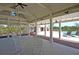 Spacious covered patio area with rocking chairs at 109 Peninsula Dr, Hollywood, SC 29470