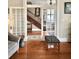 Hardwood floors and French doors leading to living room at 12 John St # Includes 8 & 10, Charleston, SC 29403