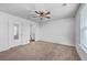 Spacious bedroom with ceiling fan and en-suite bathroom at 120 Clear Tide Dr, Summerville, SC 29486