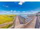 Wooden pier with access to the water, offering scenic views at 2545 Hatch Dr, Johns Island, SC 29455