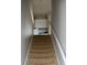 Carpeted staircase leading to upper level with storage at 116 Deerpath Trl, Summerville, SC 29486