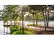 Peaceful lakefront property with a wooden dock at 203 Denham St, Summerville, SC 29486