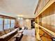 Spacious living room with built-in shelving and a view of the hallway at 208 Howard St, Varnville, SC 29944