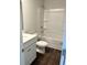 Clean bathroom with a tub, shower, and vanity at 3005 Dalmore Dr, Ravenel, SC 29470