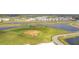 Aerial view of a baseball field in Cane Bay at 456 Carrara Dr, Summerville, SC 29486