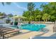 Resort-style pool with plenty of lounge chairs at 7104 Channel Park Dr, Hanahan, SC 29410