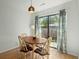 Bright dining area with round table and four chairs at 195 Pine Shadow Dr, Goose Creek, SC 29445