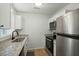Efficient kitchen featuring stainless steel appliances and granite countertops at 195 Pine Shadow Dr, Goose Creek, SC 29445