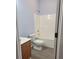 Clean bathroom with tub shower, toilet and vanity at 4743 Skillmaster Ct, North Charleston, SC 29418