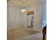 Unfurnished dining room with chandelier and kitchen view at 4743 Skillmaster Ct, North Charleston, SC 29418