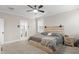 Spacious main bedroom with king-size bed, ensuite bathroom access at 655 Black Pine Rd, Moncks Corner, SC 29461