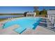 Resort-style pool with spa and lounge chairs at 655 Black Pine Rd, Moncks Corner, SC 29461