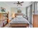 Main bedroom with wood floors and a king-size bed at 132 Spring St, Charleston, SC 29403