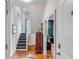Entryway with hardwood floors and staircase at 132 Spring St, Charleston, SC 29403