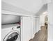 Convenient laundry room with washer and dryer, plus storage at 132 Spring St, Charleston, SC 29403