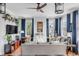 Living room with hardwood floors, fireplace, and comfortable seating at 132 Spring St, Charleston, SC 29403