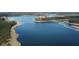 Aerial view of a large lake surrounded by trees at 153 Belfort Pl, Summerville, SC 29486