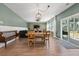 Bright dining area with sliding door leading to backyard at 153 Belfort Pl, Summerville, SC 29486