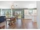 Open concept kitchen with white cabinets, stainless steel appliances, and an island at 153 Belfort Pl, Summerville, SC 29486