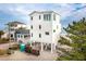 Beachfront home with three stories and ocean view at 1579 E Ashley Ave, Folly Beach, SC 29439