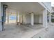 Unfinished ground level of beach home, open view at 1579 E Ashley Ave, Folly Beach, SC 29439