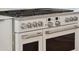 Stainless steel range with white cabinetry at 1579 E Ashley Ave, Folly Beach, SC 29439