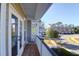 Private balcony with seating, overlooking a charming neighborhood at 1899 Carolina Towne Ct, Mount Pleasant, SC 29464