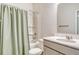 Clean bathroom with shower/tub combo, toilet and vanity at 205 Oak View Way, Summerville, SC 29483