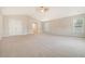 Large main bedroom with vaulted ceiling and carpet flooring at 205 Oak View Way, Summerville, SC 29483