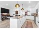 Open concept kitchen with white cabinets and large island at 352 Herty Park Dr, Moncks Corner, SC 29461